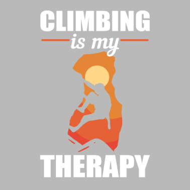 Motiv Klettern ist meine Therapie Klettern