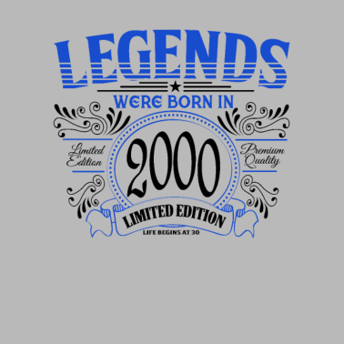 Motiv 20 Geburtstag Männer Legende