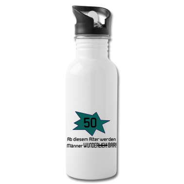Geburtstag Geschenk Mann Trinkflasche - 50. Geburtstag Mann