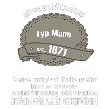 Motiv Männer Man Geburtstag 50 Jahre runder Geburtstag