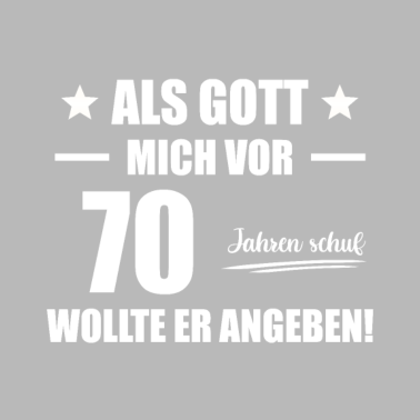 Motiv 70. Geburtstag Mann Geschenkidee Tshirt