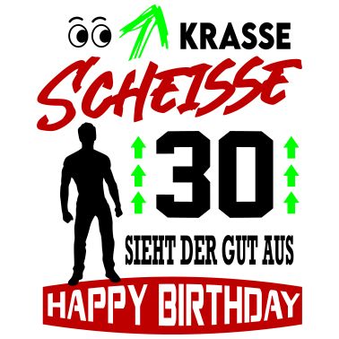 Motiv Sprüche Geburtstag Mann Gut aussehen 30