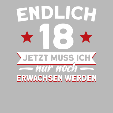 Motiv 18. Geburtstag Mann 18 Jahre Geburtstagfeier