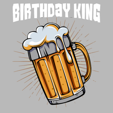 Motiv Geburtstag Mann Bier King Geschenk