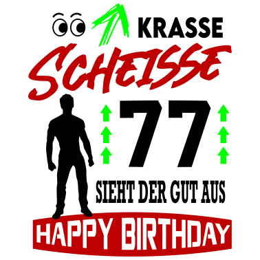 Motiv Sprüche Geburtstag Mann Gut aussehen Geschenk 77