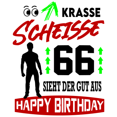 Motiv Sprüche Geburtstag Mann Gut aussehen Geschenk 66