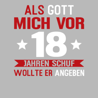 Motiv 18. Geburtstag Mann 18 Jahre Frau Geschenk