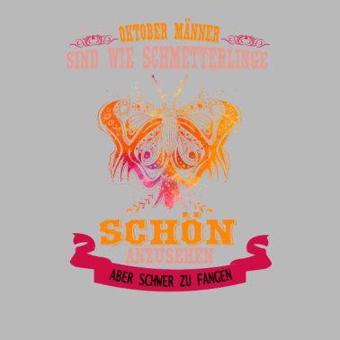 Motiv Schmetterling Oktober Mann Geburtstag