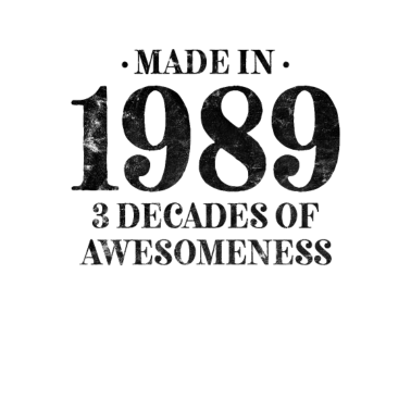 Motiv Jahrgang 1989 Geburtstag Männer Frauen