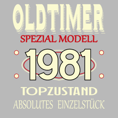 Motiv 40. Geburtstag Mann Frau 40 Jahre Herren 1981