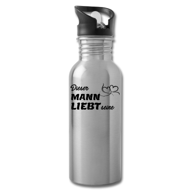 Geburtstag Geschenk Mann Trinkflasche - DEIN NAME Mann seine frau geburtstag