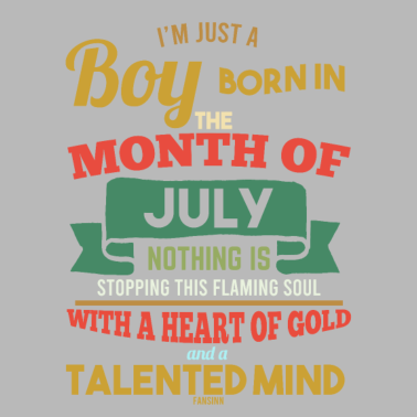 Motiv Juli Geburtstag Junge Mann Spruch