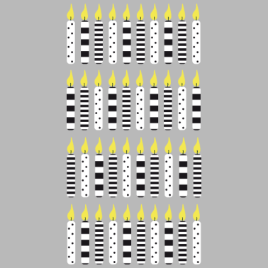 Motiv 40 Kerzen zum 40. Geburtstag Mann Ehemann Bruder
