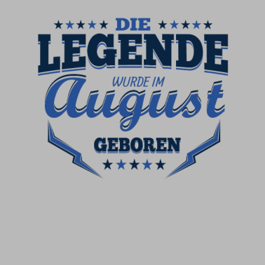 Motiv August Geburtstag Geschenk Männer Frauen