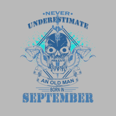Motiv Alter Mann geburtstag September Geburtsmonat