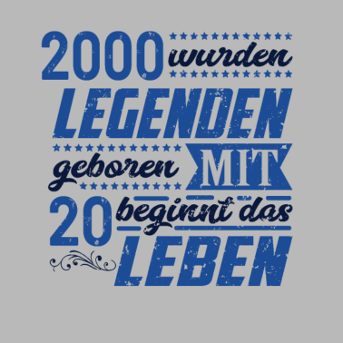 Motiv 20 Geburtstag Legendee Männer Frauen