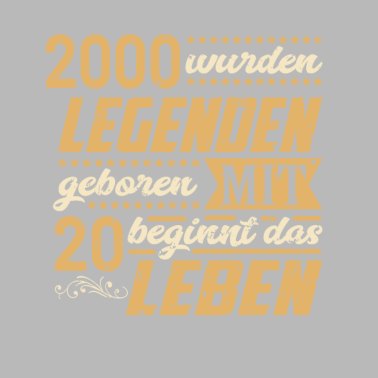 Motiv 20 Geburtstag Legendee Männer Frauen