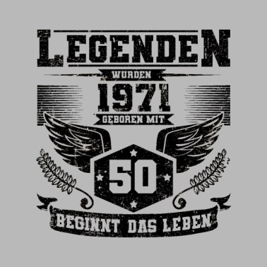 Motiv 50. Geburtstag Legende Männer Frauen