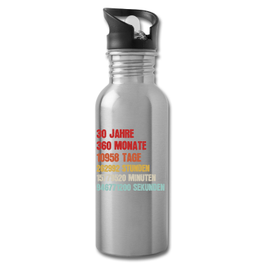 Geburtstag Geschenk Mann Trinkflasche - 30 Jahre 360 Monate 30.Geburtstag Mann Frau