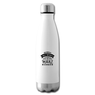 Geburtstag Geschenk Mann Trinkflasche - Männer im März Geboren Geburtstag Spruch
