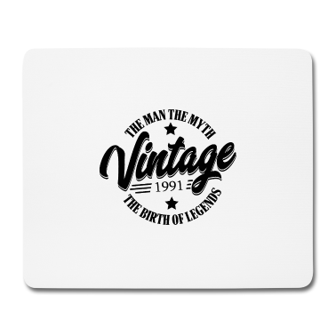 Geburtstag Geschenk Mann Mousepad - Jahrgang 1991 Geburtstag Männer Mann Mythos