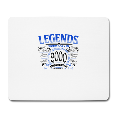 Geburtstag Geschenk Mann Mousepad - 20 Geburtstag Männer Legende