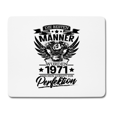 Geburtstag Geschenk Mann Mousepad - 50 Geburtstag Männer 1971 Gereift zur Perfektion