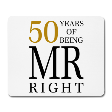 Geburtstag Geschenk Mann Mousepad - 50 Jahre alt Geburtstag Mann Geschenkidee