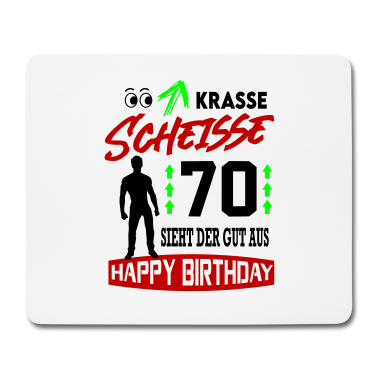 Geburtstag Geschenk Mann Mousepad - Sprüche Geburtstag Mann Gut aussehen 70