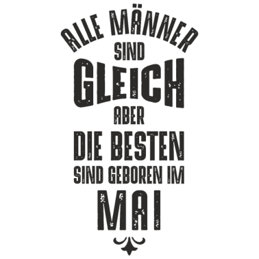 Motiv Männer Geburtstag Mai