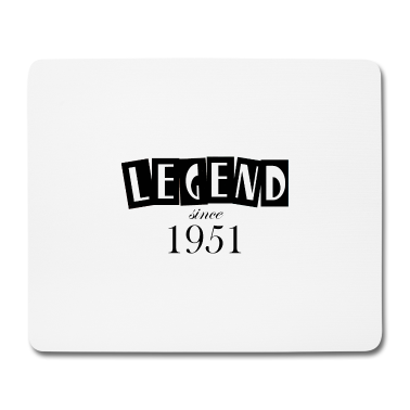 Geburtstag Geschenk Mann Mousepad - Legende seit 1951 70. Geburtstag Männer Herren