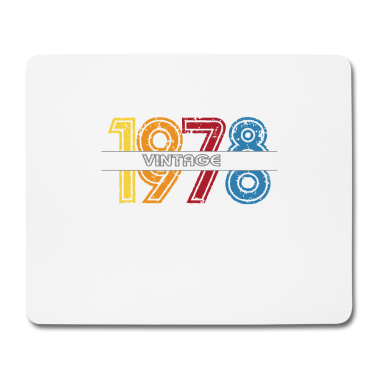 Geburtstag Geschenk Mann Mousepad - 1978 Vintage Geburtstag Männer Frauen