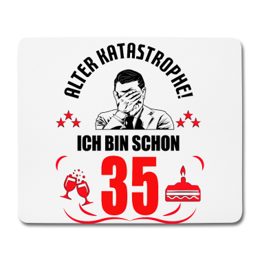 Geburtstag Geschenk Mann Mousepad - 35. Geburtstag Mann Geschenk lustig Geburtstag 35