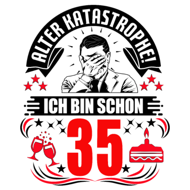 Motiv 35. Geburtstag Mann Geschenk lustig Geburtstag 35