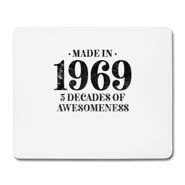 Geburtstag Geschenk Mann Mousepad - Jahrgang 1969 Geburtstag Männer Frauen