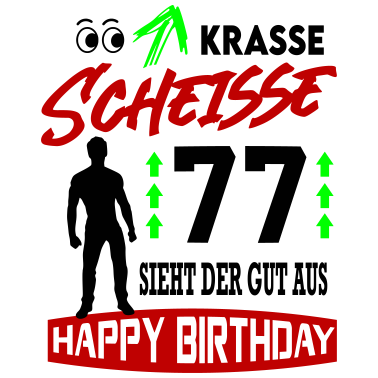 Motiv Sprüche Geburtstag Mann Gut aussehen Geschenk 77