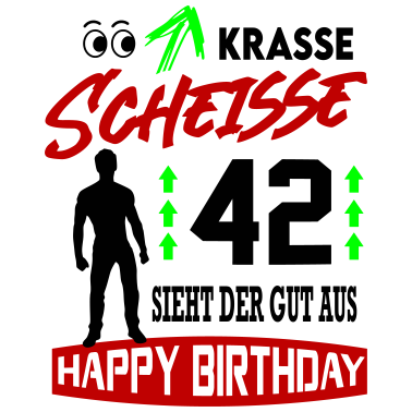 Motiv Sprüche Geburtstag Mann Gut aussehen Geschenk 42
