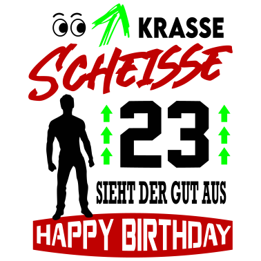 Motiv Sprüche Geburtstag Mann Gut aussehen Geschenk 23
