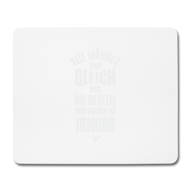 Geburtstag Geschenk Mann Mousepad - Männer Geburtstag Januar