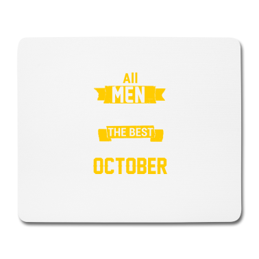 Geburtstag Geschenk Mann Mousepad - Geburtstag Oktober Mann Männer