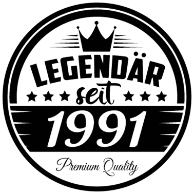 Motiv legendär seit 1991 30. Geburtstag Männer