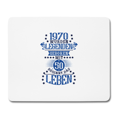 Geburtstag Geschenk Mann Mousepad - 50 Geburtstag Geschenk Männer