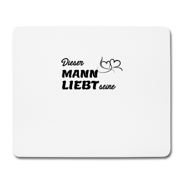 Geburtstag Geschenk Mann Mousepad - DEIN NAME Mann seine frau geburtstag