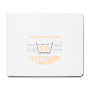 Geburtstag Geschenk Mann Mousepad - 50 geburtstag männer -Pfleglich behandeln