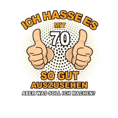 Motiv 70. Geburtstag Mann Frau Jahrgang 1951 70 Jahre