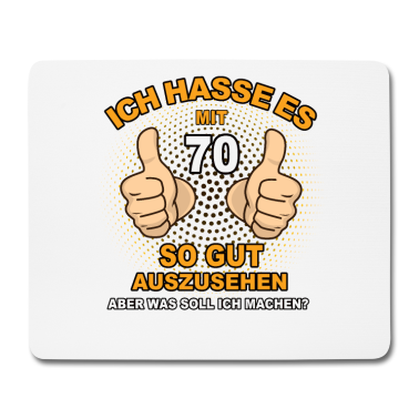 Geburtstag Geschenk Mann Mousepad - 70. Geburtstag Mann Frau Jahrgang 1951 70 Jahre