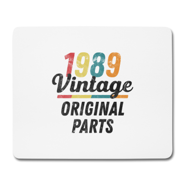 Geburtstag Geschenk Mann Mousepad - Jahrgang 1989 Geburtstag Männer Frauen