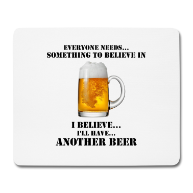 Geburtstag Geschenk Mann Mousepad - Bier Geschenk Geburtstag Mann Party