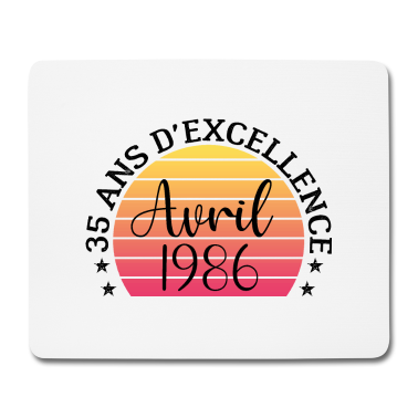 Geburtstag Geschenk Mann Mousepad - 35 Jahre Geburtstag Frau Mann Geschenk Jahrgang