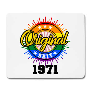 Geburtstag Geschenk Mann Mousepad - 50. Geburtstag Männer Frauen Geschenk CSD LGBTQ